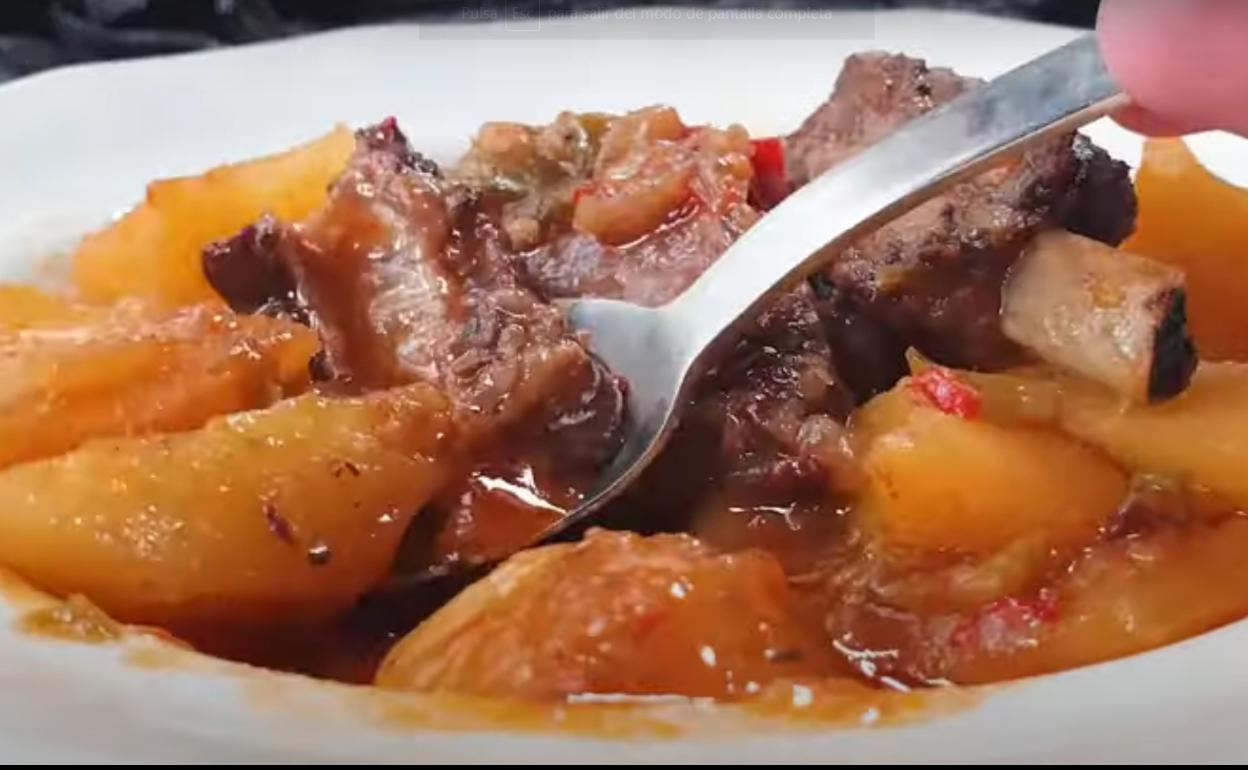 Receta De Patatas Con Costillas Hoy